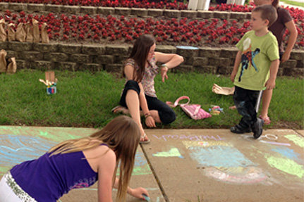 Participants Taking a Break